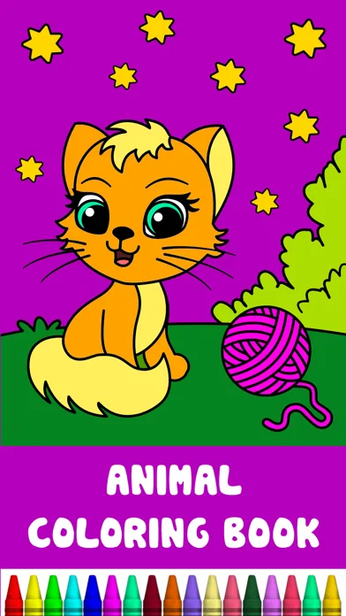 Animal Coloring Book Baby Pets screenshot 1
