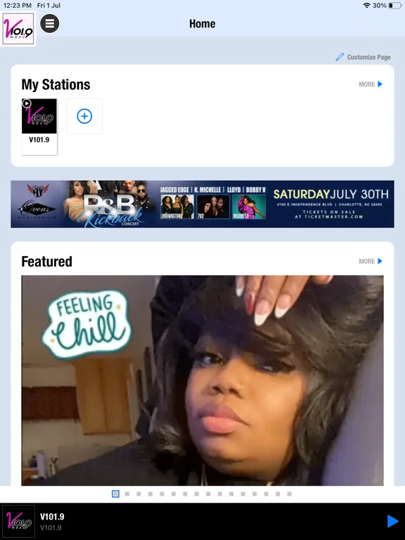 V 101.9 screenshot 3