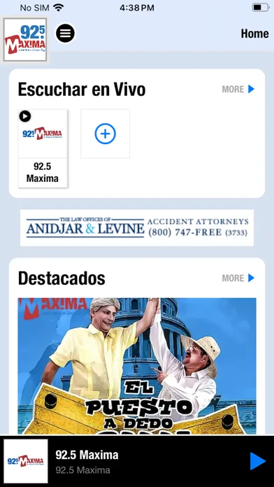 92.5 MAXIMA screenshot 1