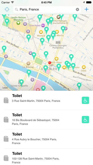 Flush Toilet Finder & Map screenshot 1