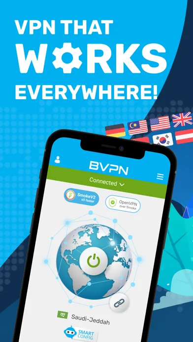B VPN: Fast VPN Tunnel Smoke screenshot 1