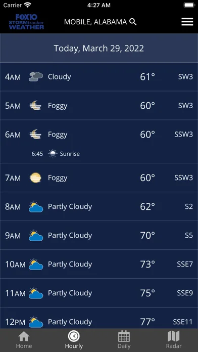 FOX10 Weather Mobile Alabama screenshot 3