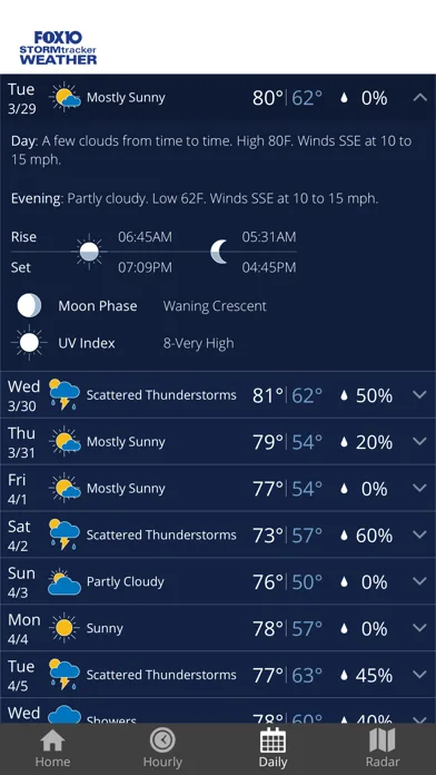 FOX10 Weather Mobile Alabama screenshot 4
