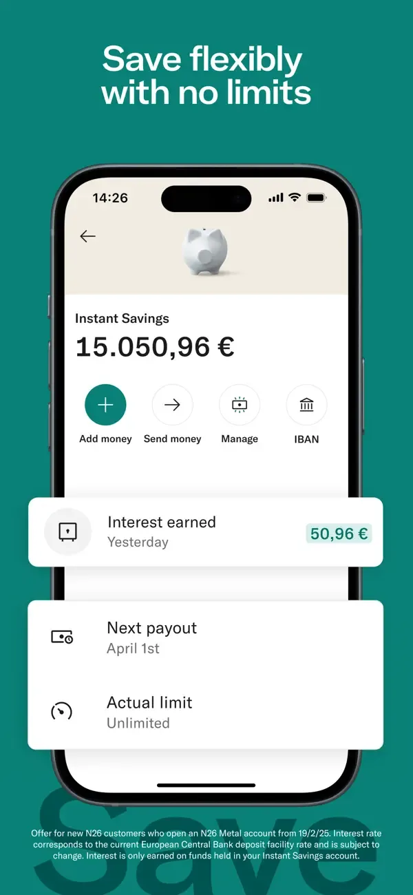 N26 — Love your bank screenshot 3