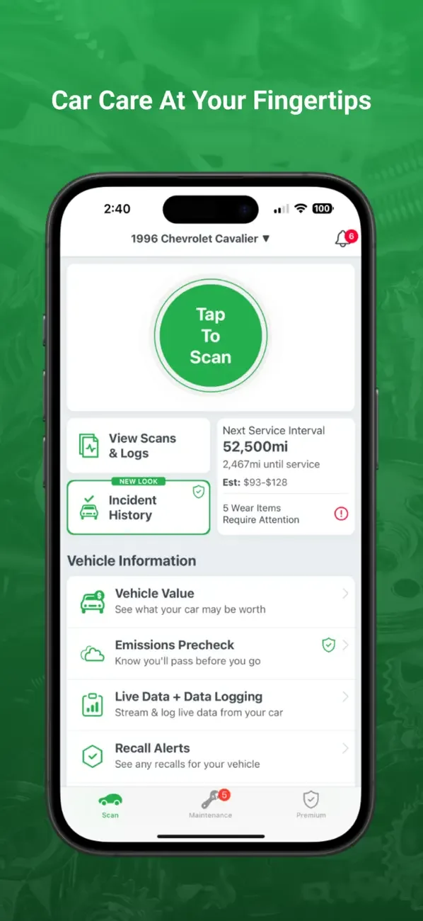 FIXD OBD2 Scanner screenshot 1