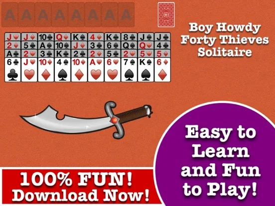 Forty Thieves Solitaire! screenshot 3