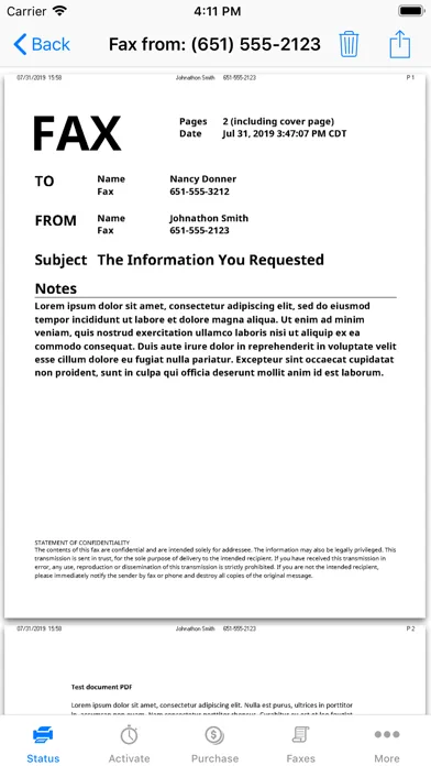 FaxReceive - receive fax app screenshot 2