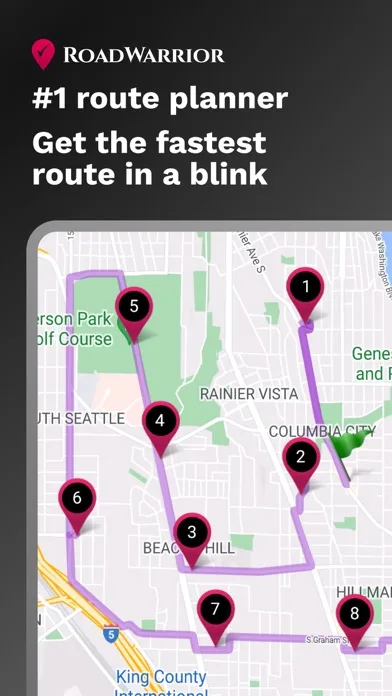 RoadWarrior Route Planner screenshot 1