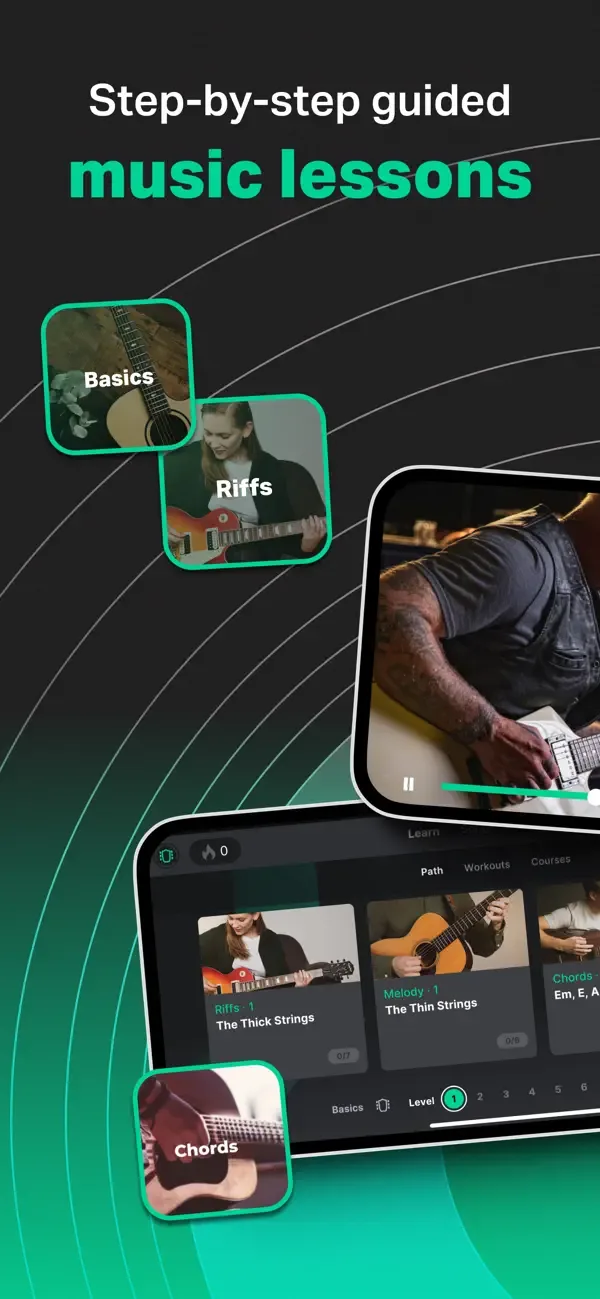 Yousician: Learn & Play Guitar screenshot 4