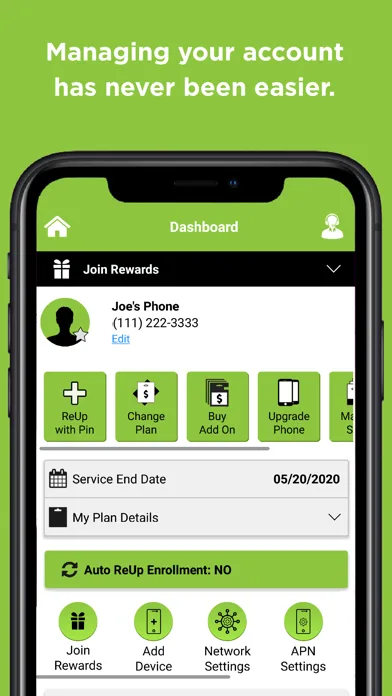 SIMPLE Mobile My Account screenshot 2