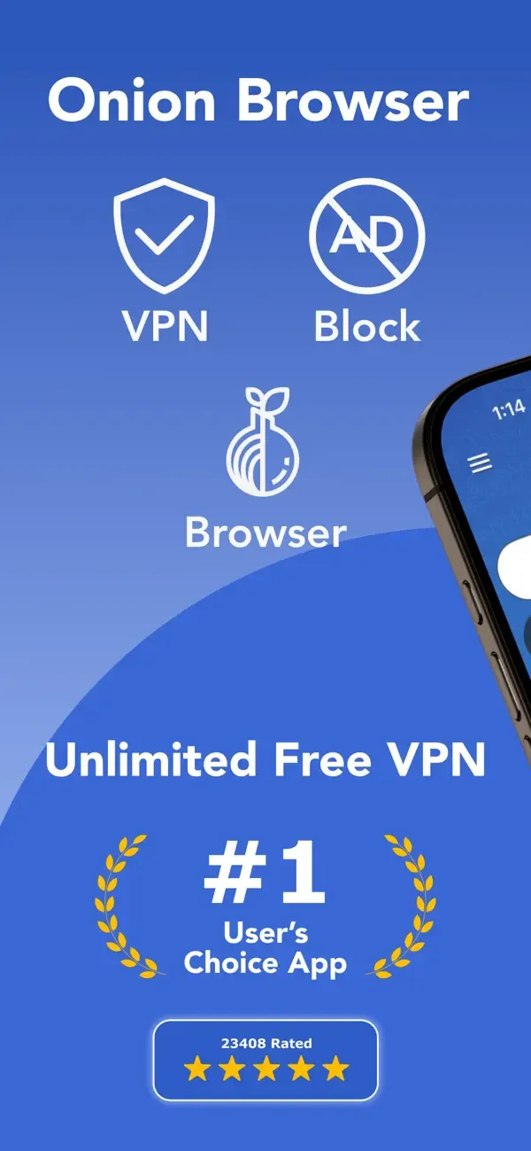 Onion Browser : Private VPN screenshot 1