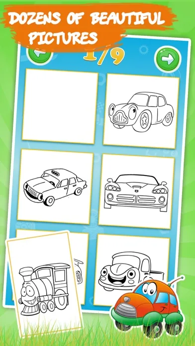 Best coloring book: Cars screenshot 2