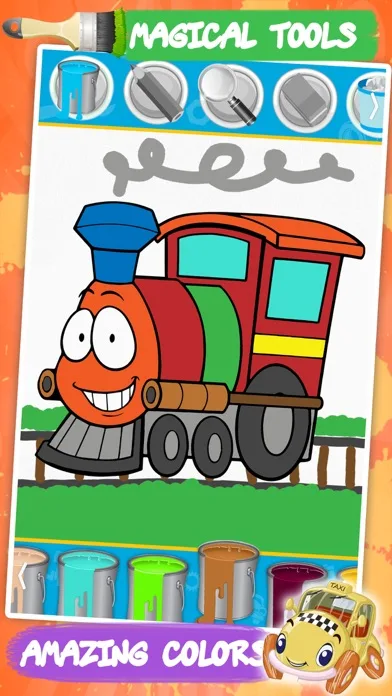 Best coloring book: Cars screenshot 3