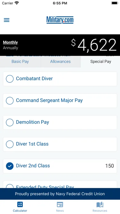 Military Pay by Military.com screenshot 3