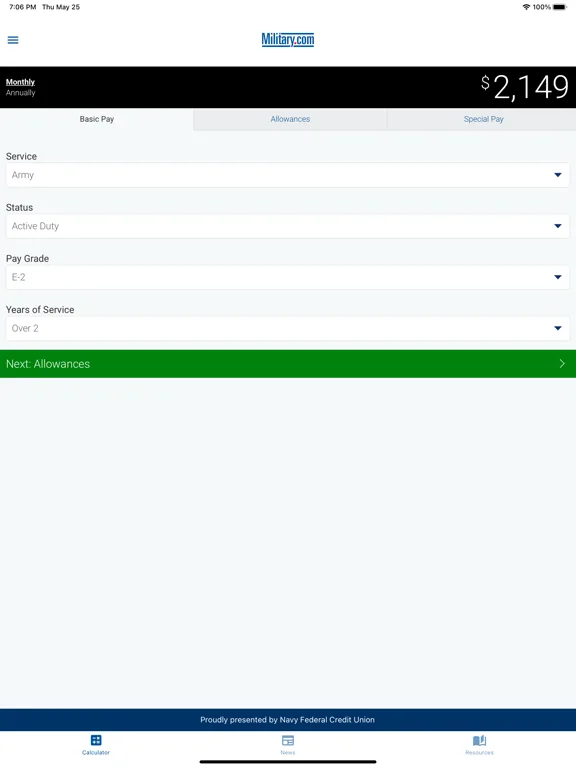 Military Pay by Military.com screenshot 5