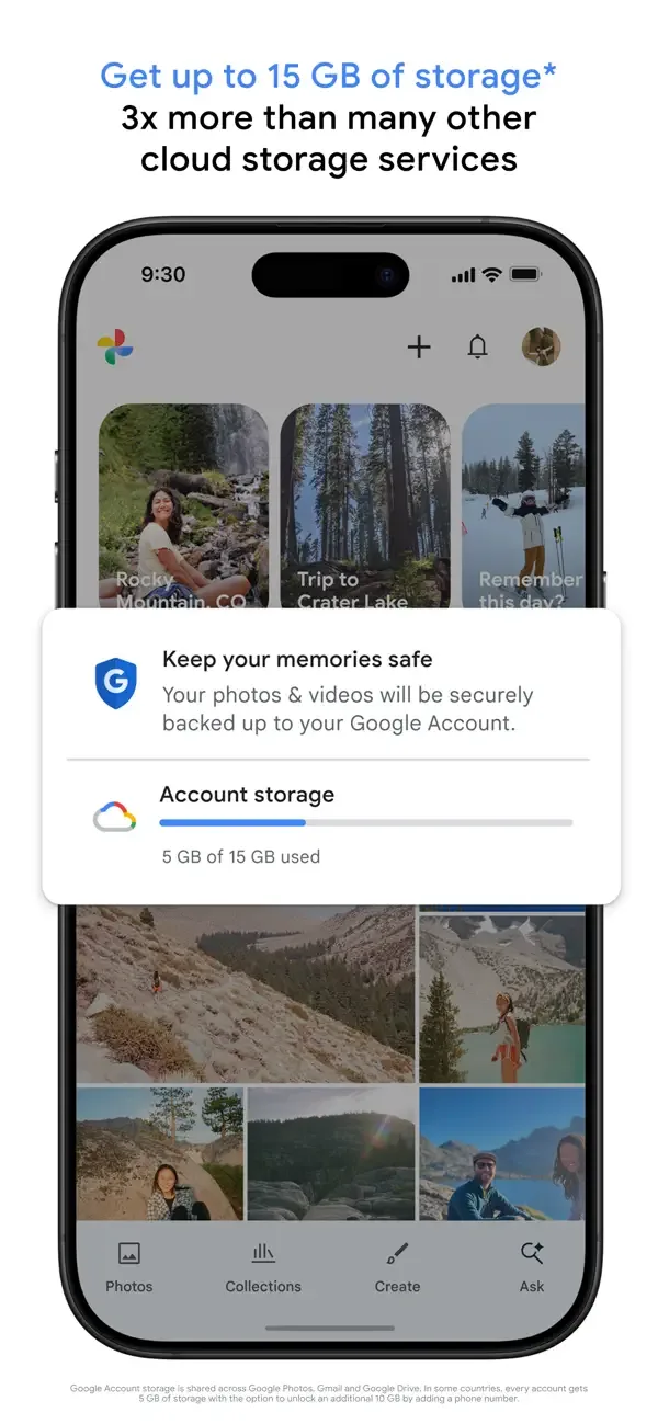 Google Photos: Backup & Edit screenshot 1
