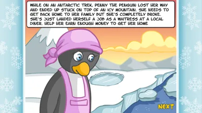 Penguin Diner: Restaurant Dash screenshot 1