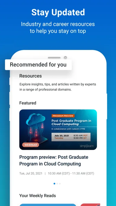 Simplilearn: Online Learning screenshot 3