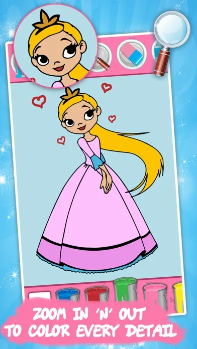 Best coloring book - Princess screenshot 1