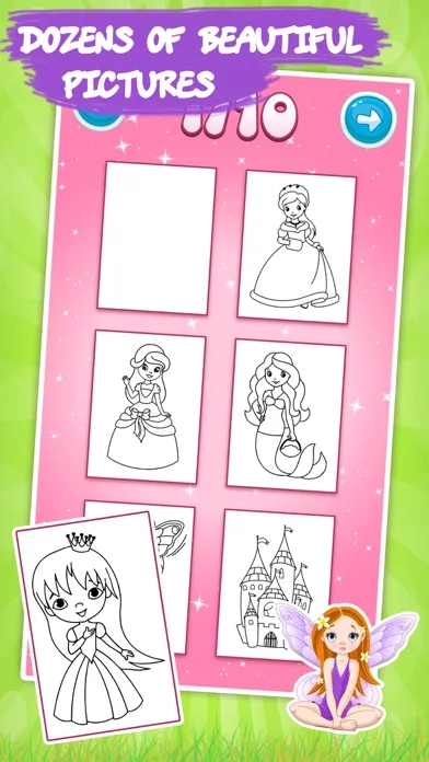 Best coloring book - Princess screenshot 3