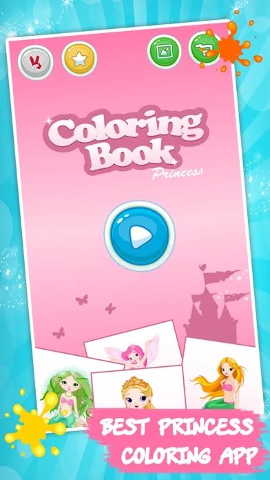 Best coloring book - Princess screenshot 4
