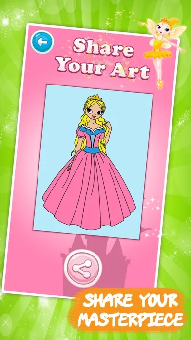 Best coloring book - Princess screenshot 5