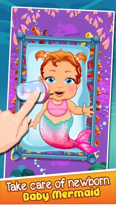 Mermaid Doctor Salon Baby Spa Kids Games screenshot 3