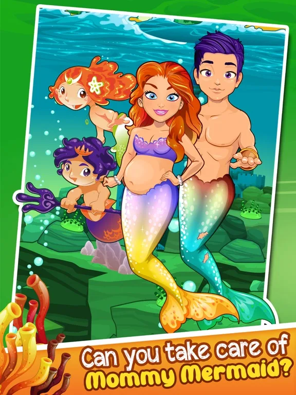 Mermaid Doctor Salon Baby Spa Kids Games screenshot 4