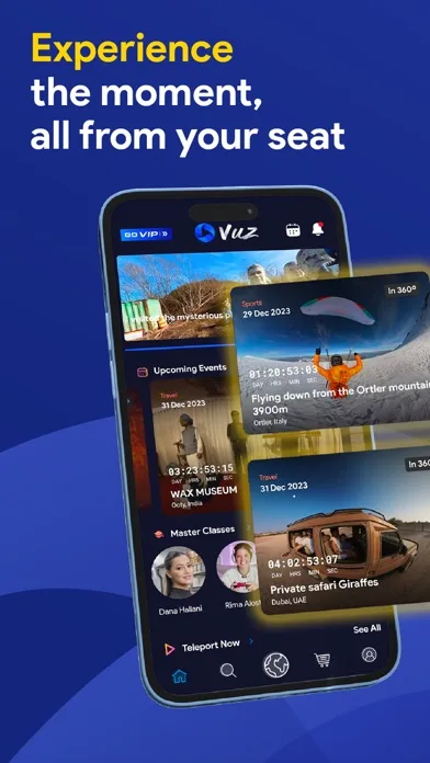 VUZ: Live 360 VR Videos screenshot 1