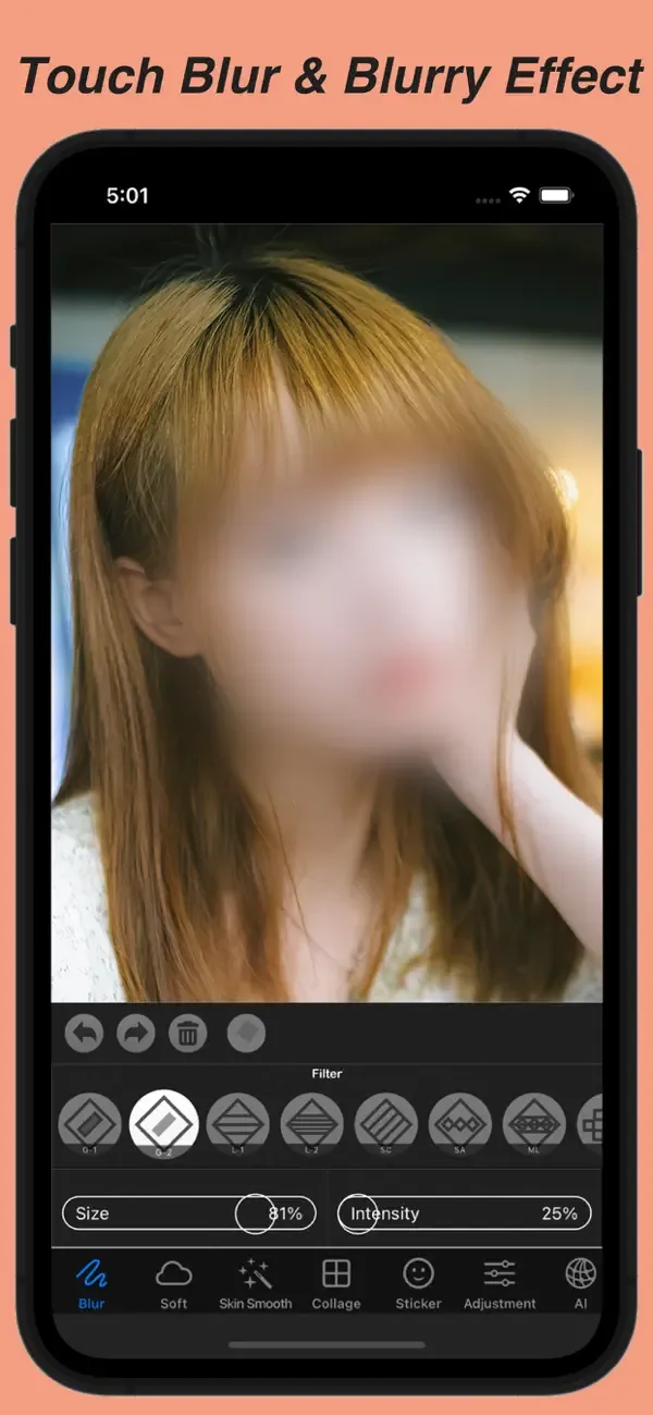 Blur Photo & Mosaic screenshot 1