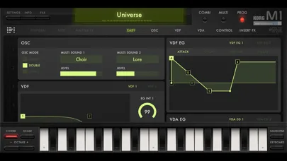 KORG iM1 screenshot 2