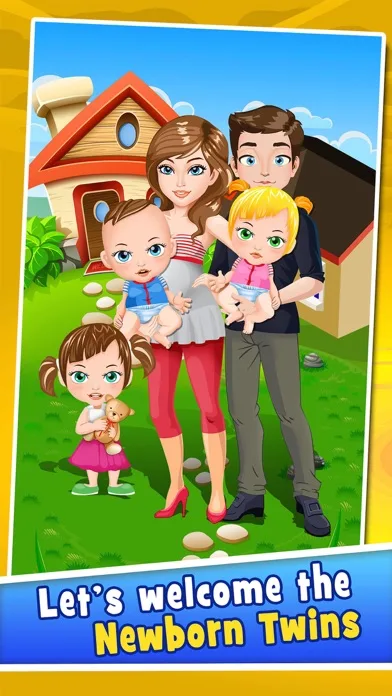 Mommy's Twins New Babies Doctor - my baby newborn mother spa salon game for kids screenshot 1