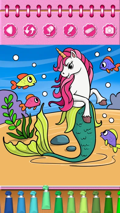 Pony Mermaid Coloring Book screenshot 5