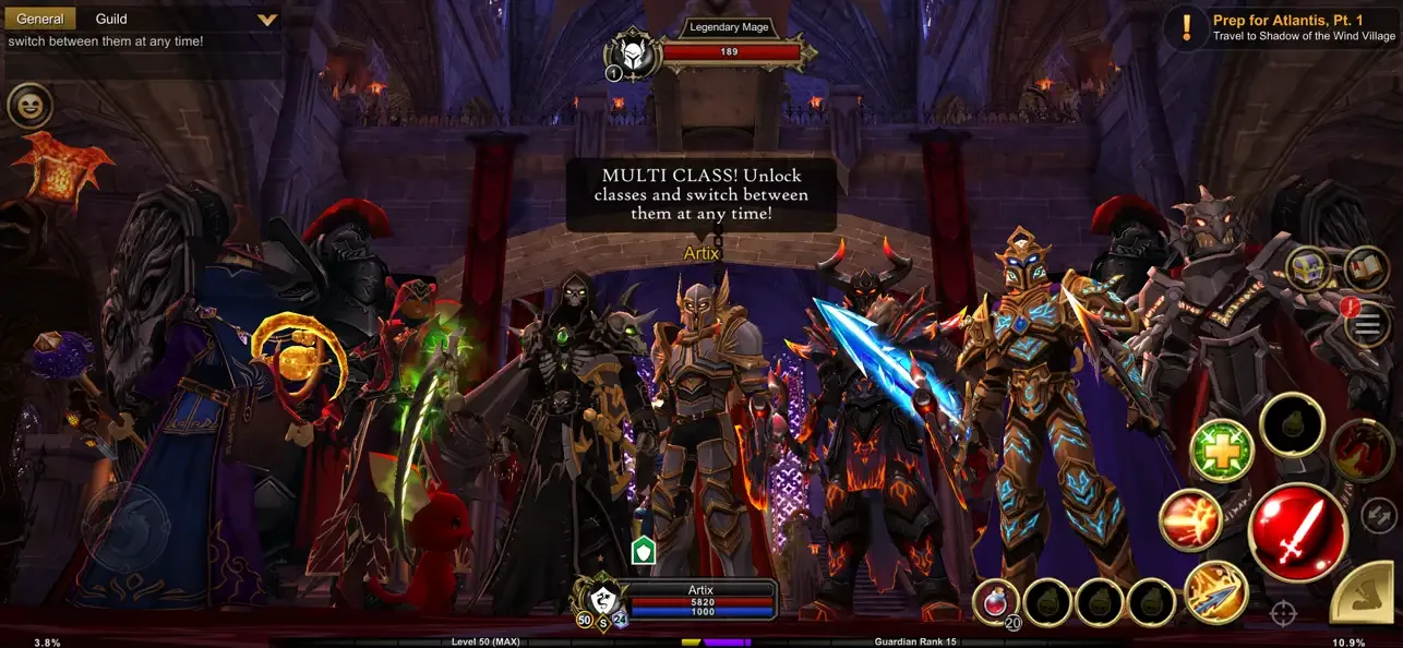 AdventureQuest 3D MMORPG screenshot 2
