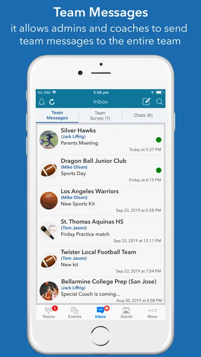 InstaTeam sports team manager screenshot 4