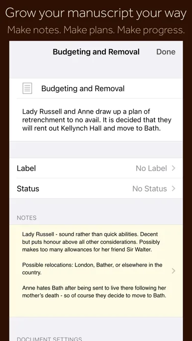 Scrivener screenshot 2