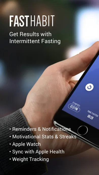 FastHabit Intermittent Fasting screenshot 1