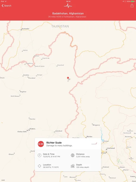 My Earthquake Alerts & Feed screenshot 5