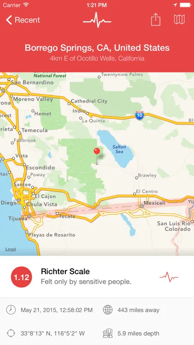 My Earthquake Alerts Pro screenshot 1