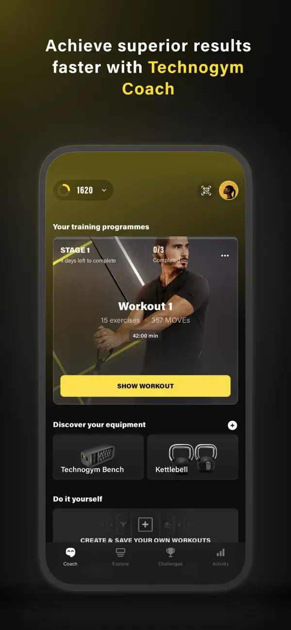 Technogym: Training & Gym app screenshot 1