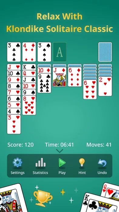Solitaire Klondike Classic. screenshot 1
