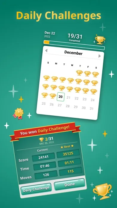 Solitaire Klondike Classic. screenshot 2