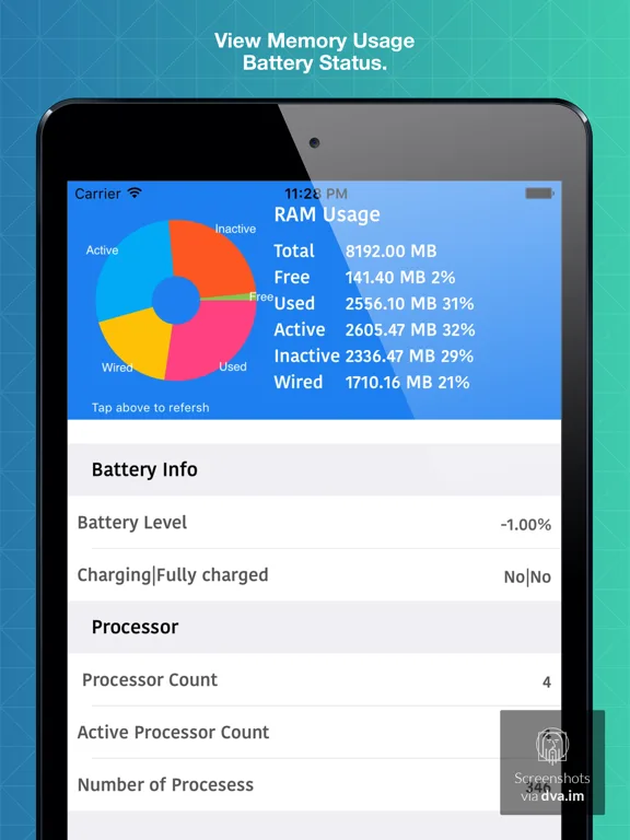 S2 System Status Monitor Lite with usage Widget battery charge and Memory data Manager Info screenshot 5
