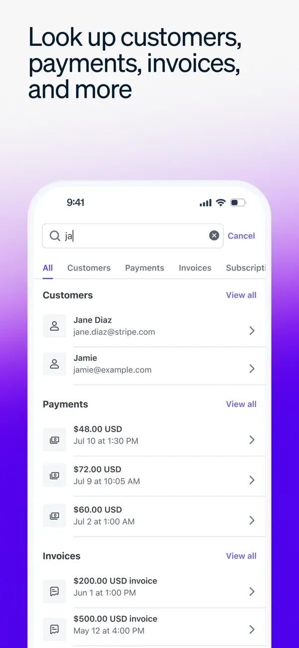 Stripe Dashboard screenshot 5