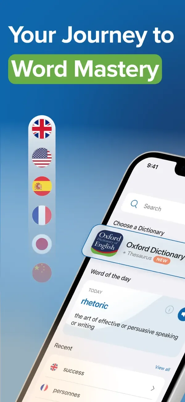 Oxford Dictionary & Thesaurus screenshot 1