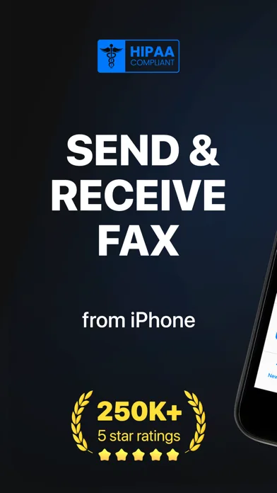 FAX from iPhone: Send Doc App screenshot 1