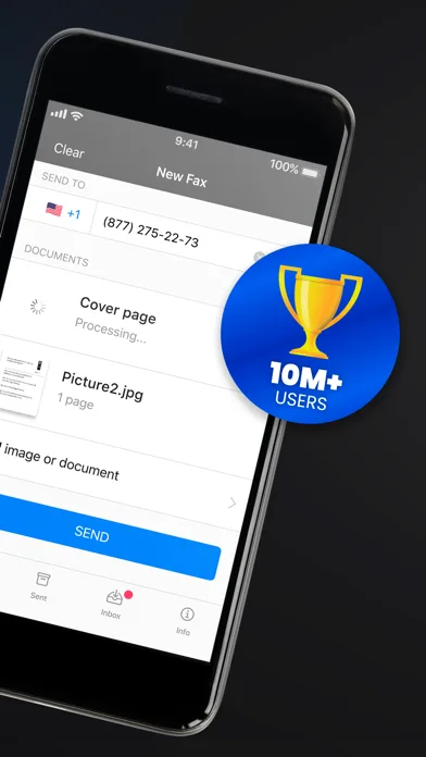FAX from iPhone: Send Doc App screenshot 2