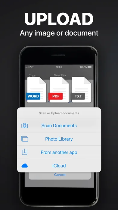 FAX from iPhone: Send Doc App screenshot 3