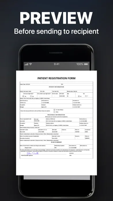 FAX from iPhone: Send Doc App screenshot 4