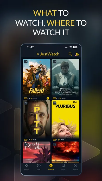 JustWatch - Movies & TV Shows screenshot 1